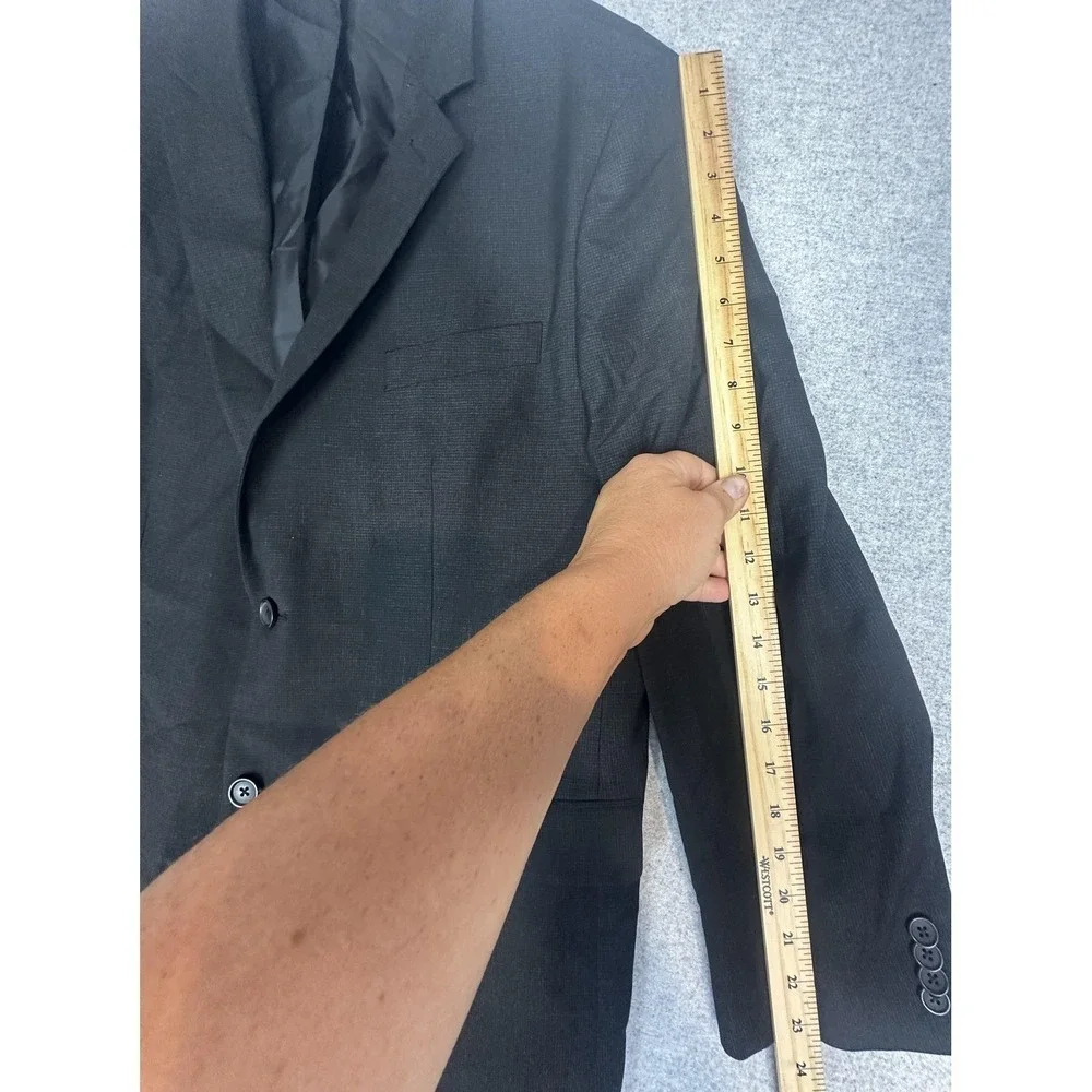 Banana Republic Blazer Mens‎ 44 Regular Charcoal Tailored Slim Fit Two Button